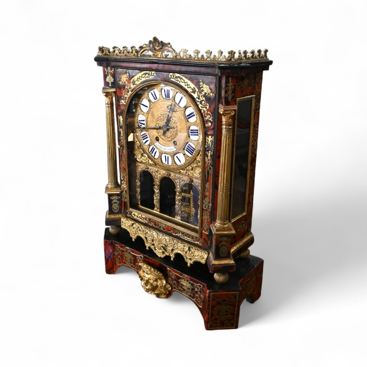 Legrand A’ Paris - Grande Horloge De Style Boulle - France XIXe siècle-photo-1